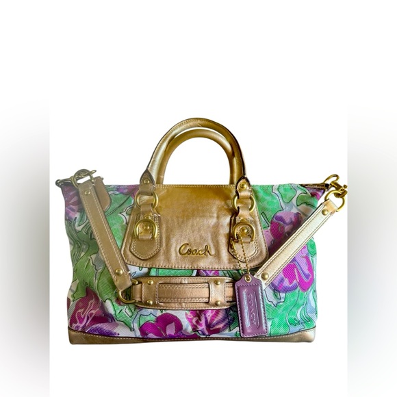 Coach Ashley Muilt Floral Small Satchel - Limited Edition - Picture 1 of 12